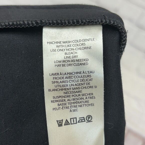 Maeve by Anthropologie Slim Ankle Zip Ponte Pants Size US 8 UK 12 Black C052 -16 - Picture 10 of 16